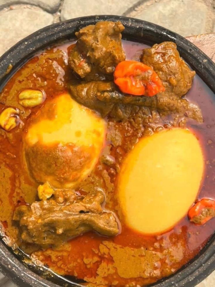 Foutou sauce graine