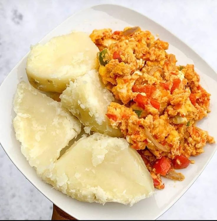 Plat d'igname